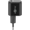 Goobay lādētājs 65331 Iekštelpu maiņstrāvas ātrā uzlāde Melns USB Type-C