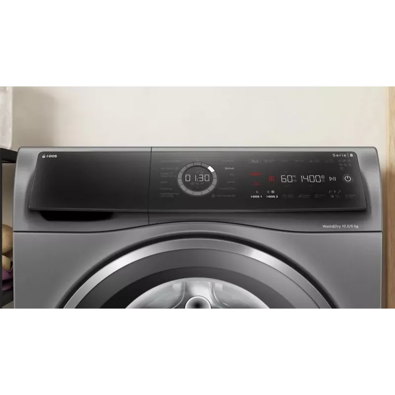 Bosch WNC254ARSN Veļas žāvētājs 10,5 kg / 6 kg 1400 apgr./min pelēks