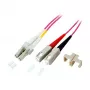 GoodConnections komutācijas kabelis LWL Duplex OM4 (Multimode, 50/125) LC/SC, LSZH, maināma polaritāte, 1 m,