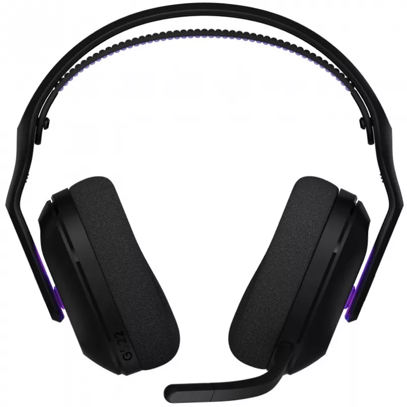 Logitech G G522 LIGHTSPEED bezvadu spēļu austiņas LIGHTSYNC RGB mikrofons un uzlabota sinhronizēta audio trīskāršā savienojamība