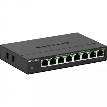 NETGEAR MS308 Nevadāms 2,5G Ethernet (100/1000/2500) Melns