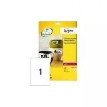 Pašlīmējošā printera uzlīme Avery balta Heavy Duty Laser Labels L7060-20.FR
