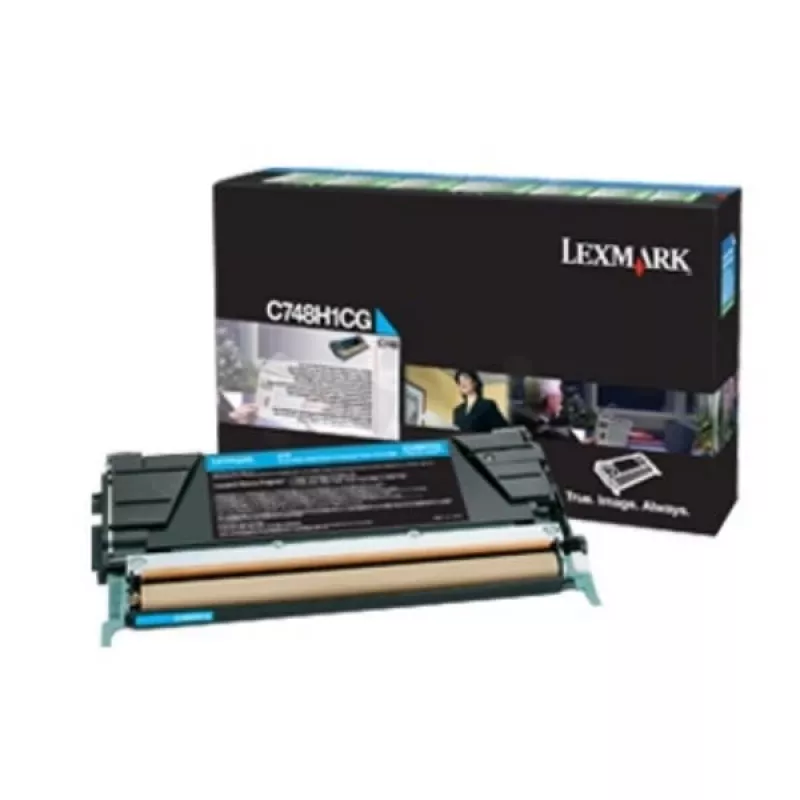 Toneris Lexmark C748H3CG 10000 lapaspuses ciāna krāsā