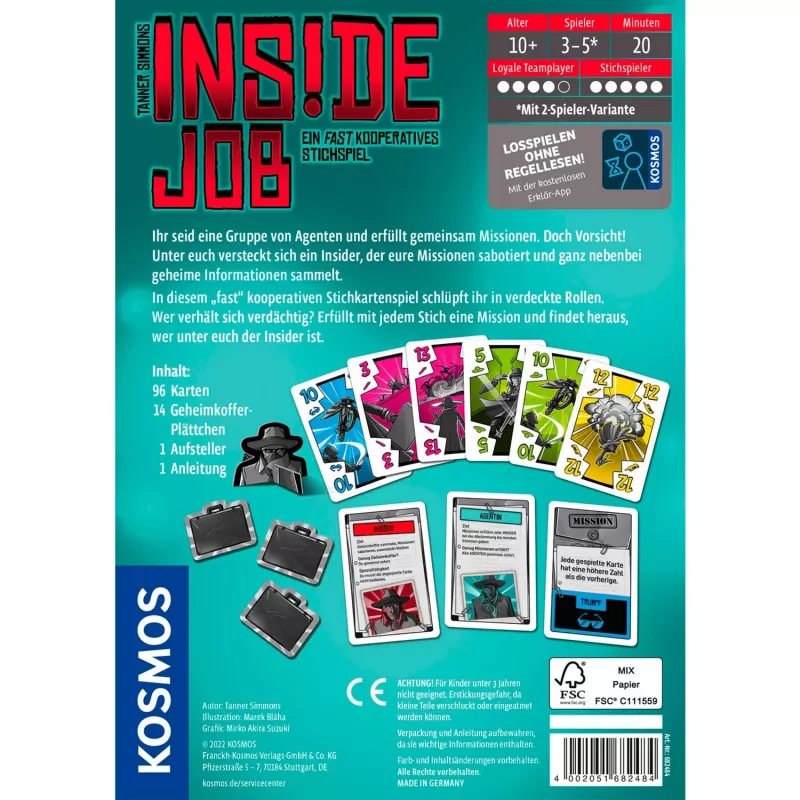 Inside Job, kāršu spēle