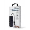 USB 2.0 saskarnes centrmezgls Gembird UHB-U2P4-05 ar 4 USB pieslēgvietām