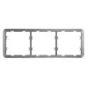 Ajax SMART SWITCH FRAME 3SEATS modelis 52189 rāmis viedajiem slēdžiem piestiprināšanai pie sienas