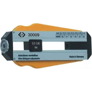 C.K. noņemšanas instruments - regulējams 6 kabeļu diametram Ø 0,12 - 0,40 mm (330009)