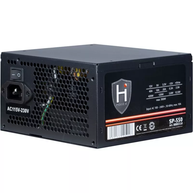 Barošanas bloks Inter-Tech HIPOWER SP-550 550 W