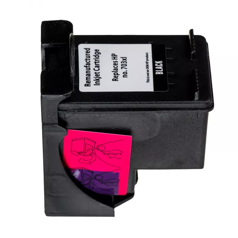 Superbulk printera tinte HP B-H703BK (aizstāj HP 703 CD887) standarta melnā