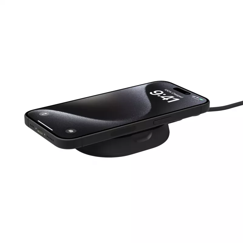 Bezvadu lādētājs Belkin BoostCharge Pro WIA008btBK ātrā uzlāde iekštelpām viedtālrunim melns