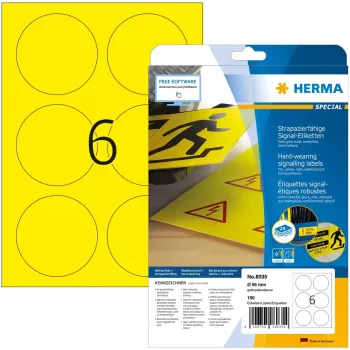 Herma 8035 dzeltena
