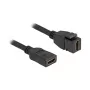 HDMI kabelis DeLOCK 90685 HDMI Type A standarta 0,2 m melns