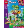 Konstruktora rotaļlieta LEGO Friends 42666 Kaķa dzimšanas dienas ballītes koka mājas komplekts, 321 gab., 6+ gadi, 180×160×100 mm