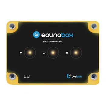 Pirts kontrolieris bleBox saunaBox ar Bluetooth savienojumu
