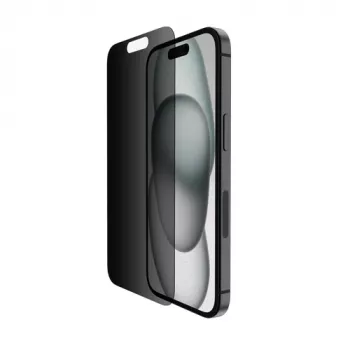 Belkin ScreenForce Pro - ekrāna aizsargs telefonam - 2.5D - stikls - ar privātuma filtru - stikls - Apple iPhone 14 Pro, 15 (OVA147ZZ)