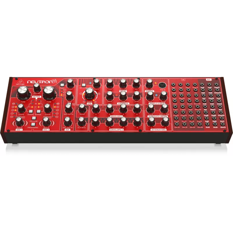 Behringer NEUTRON analogais sintezators, sarkans