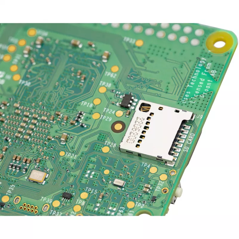 Vienplates dators Raspberry Pi 5 izstrādes plate — 2400 MHz Arm Cortex-A76, līdz 16 GB LPDDR4x, MicroSD, USB 3.2, Wi‑Fi 5