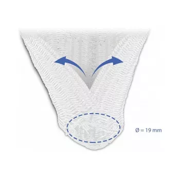Pītais uzmava DeLOCK 20810 5 m x 19 mm balta