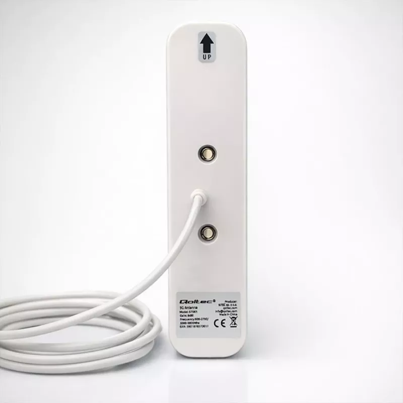 Ārējā 4G/5G LTE antena QOLTEC 9 dBi, N ligzda, 3 m kabelis