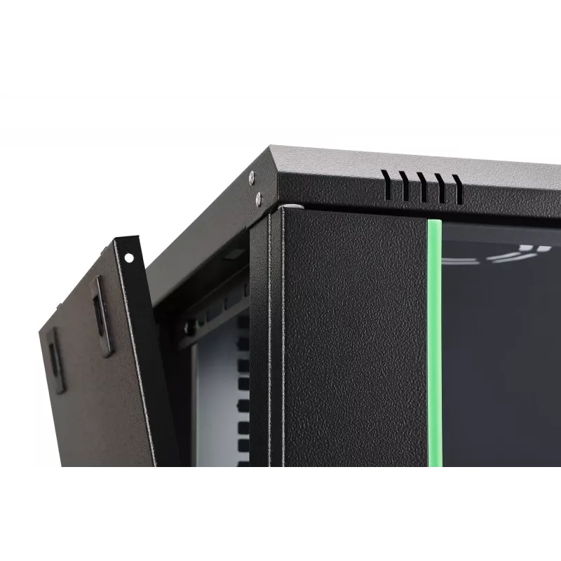 Pie sienas stiprināms skapītis DIGITUS Dynamic-N 9U, 600x450 mm (PxDz), IP20, atslēgas slēdzene, nesamontēts
