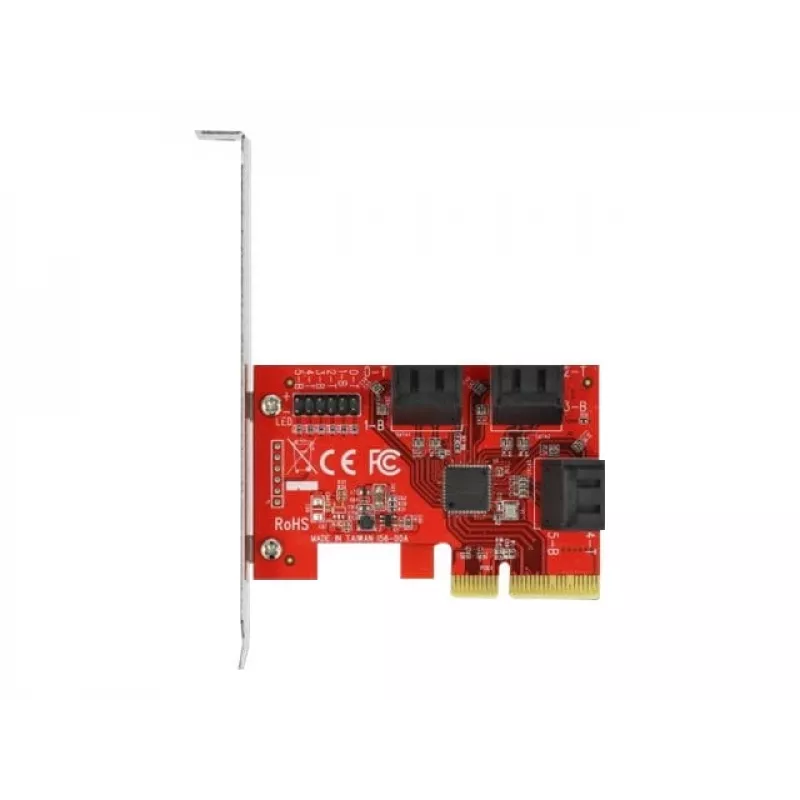SATA PCI Express x4 karte DeLOCK 6 portu zema profila formas faktors