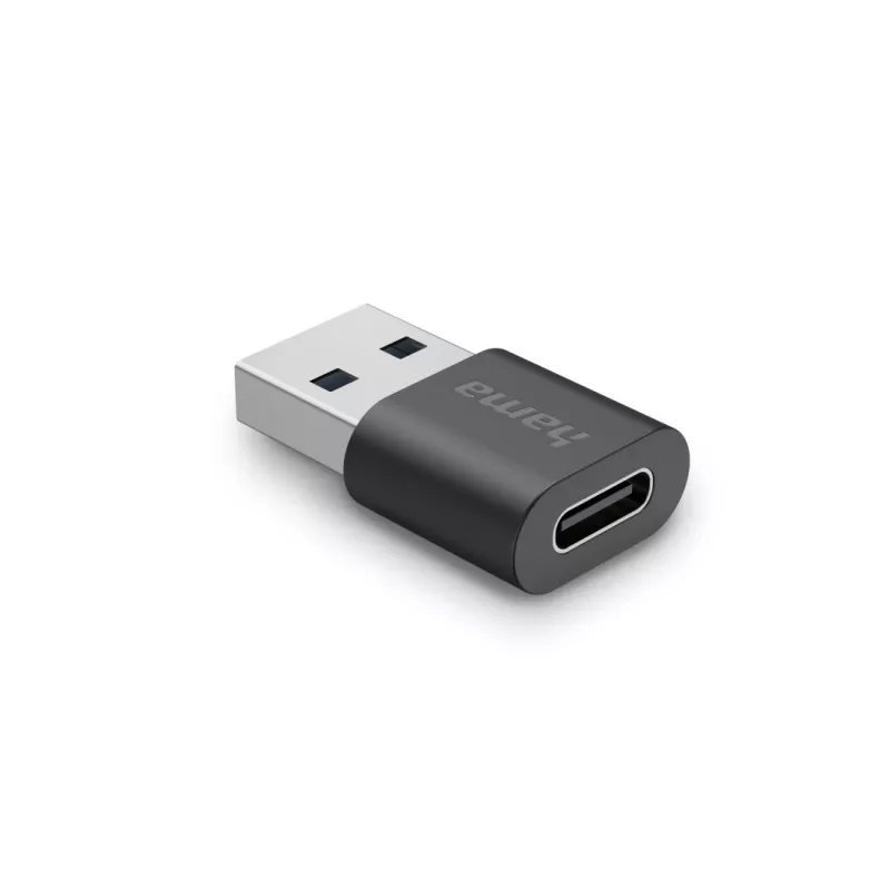 Hama USB adapteris, USB-A spraudnis - USB-C ligzda, USB 3.2 Gen2, 10 Gbit/s