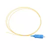 Pigtail SC/UPC PVC Singlemode Extralink G.657.A1 FTTH 900µm 1 m dzeltens