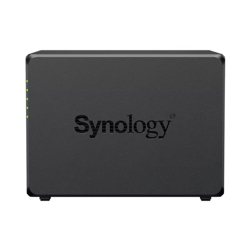 NAS krātuves serveris SYNOLOGY DS425+ — 4 nodalījumu, Intel Celeron J4125 2.0–2.7 GHz, 2 GB DDR4, 0 TB, 2.5GbE, 2 M.2 sloti
