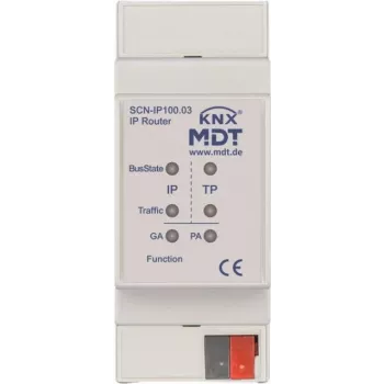 MDT SCN-IP100.03 IP maršrutētājs ar e-pasta laika servera funkciju 2TE REG - maršrutētājs - TCP/IP