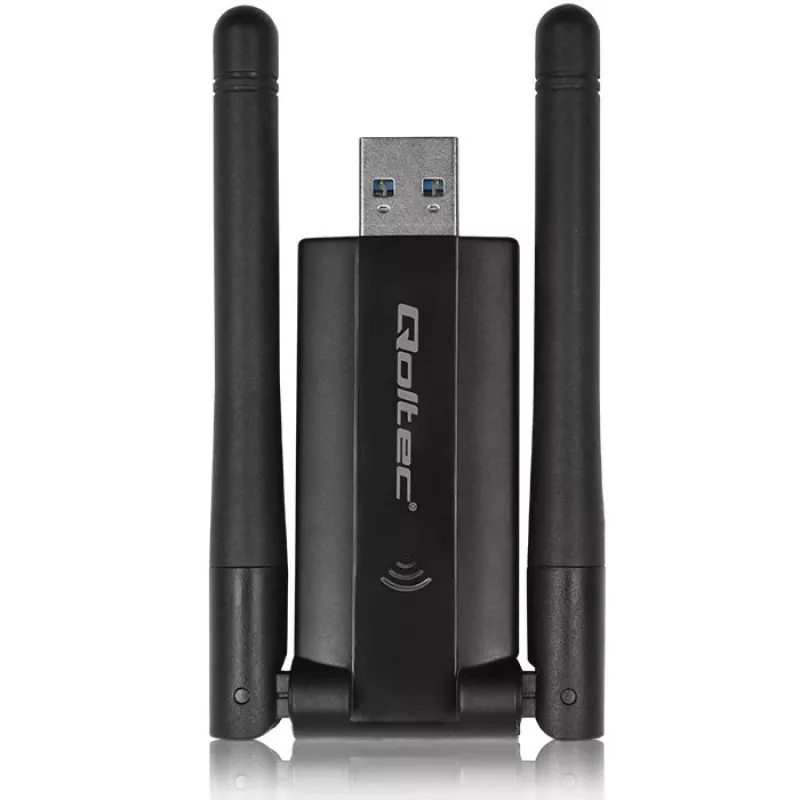 Ātrs bezvadu USB divu joslu Wi-Fi adapteris 2 X