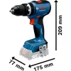 Bezvada triecienatslēga Bosch GSB 18V-65 ar 2x 4.0Ah baterijām
