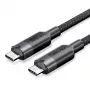 Vention USB 3.2 5A 10Gbps 1m BK USB-C uz C kabelis