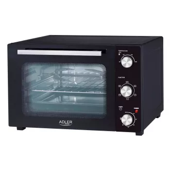 Elektriskā cepeškrāsns Adler AD 6025 — 35 L ietilpība, 1500 W, melna
