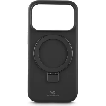 Aizsargājošs Urban Stand Case by balta diamonds Apple iPhone 17 Pro — balta Diamonds dizains, iebūvēts statīvs, pilna piekļuve pieslēgvietām un pogām