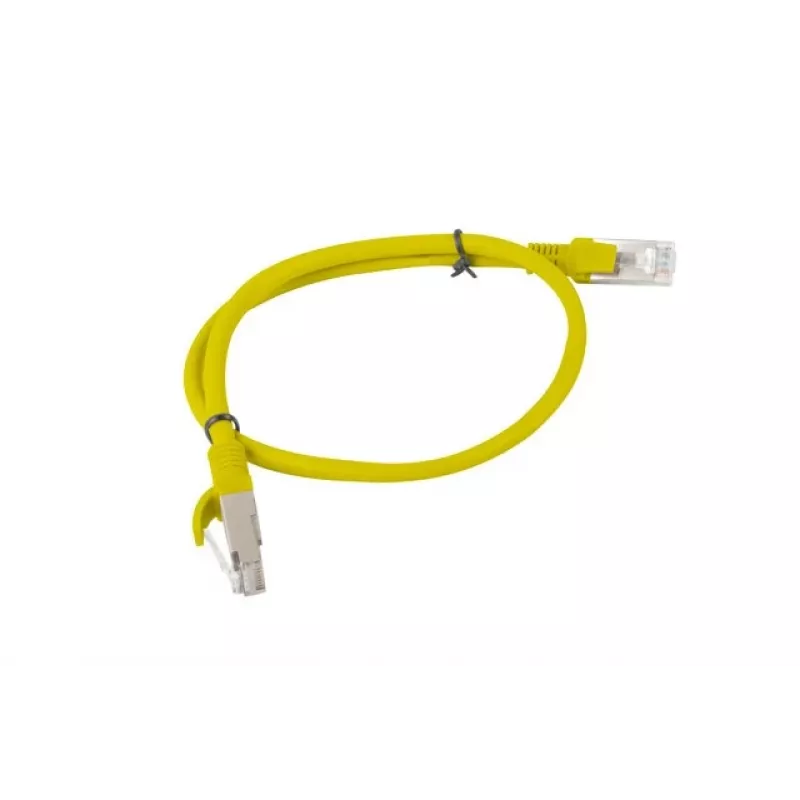 Lanberg PCU6-20CC-0050-Y Cat.6 UTP savienojuma kabelis, 0,5 m, dzeltens, 10 gab.