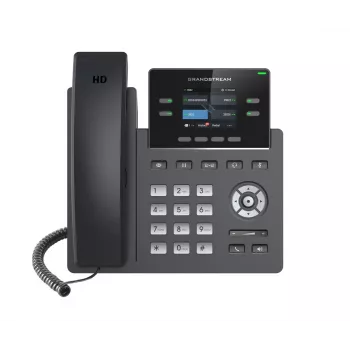Grandstream Networks GRP2612 IP telefons Melns 2 līnijas