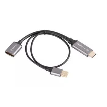 Adapteris HDMI (vīrišķais) — DisplayPort (sieviešu) 4K 20 AD-HD-DP-0
