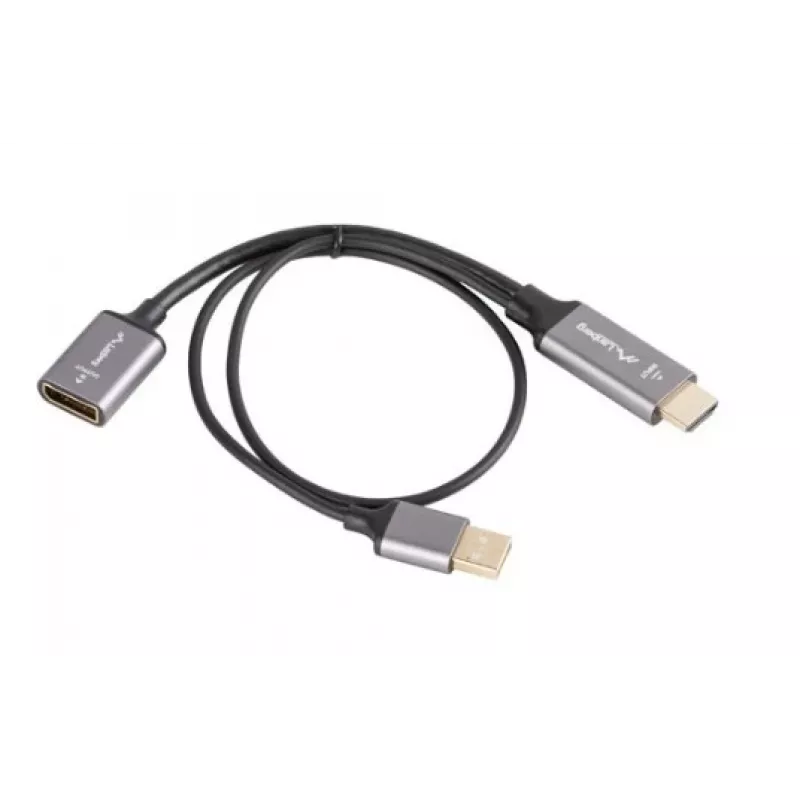 Adapteris HDMI (vīrišķais) — DisplayPort (sieviešu) 4K 20 AD-HD-DP-0