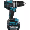 Makita - Rotācijas āmurs/urbis - Bezvadu - 2 ātrumi - Atslēgas patrona 13 mm - 64 N·m - 2 baterijas, lādētājs iekļauts - 40 V