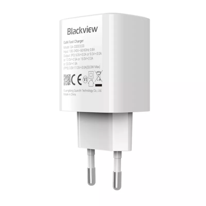 Lādētājs MelnsVIEW CHAR-33W/BV USB-C 33 W ātrā uzlāde, melns