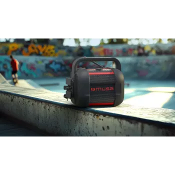 Pārnēsājamais Bluetooth radio Muse M-968 BTR — 40 W, NFC, uzlādējams akumulators