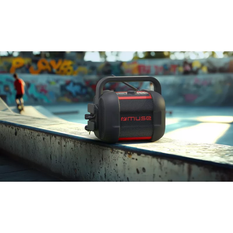 Pārnēsājamais Bluetooth radio Muse M-968 BTR — 40 W, NFC, uzlādējams akumulators