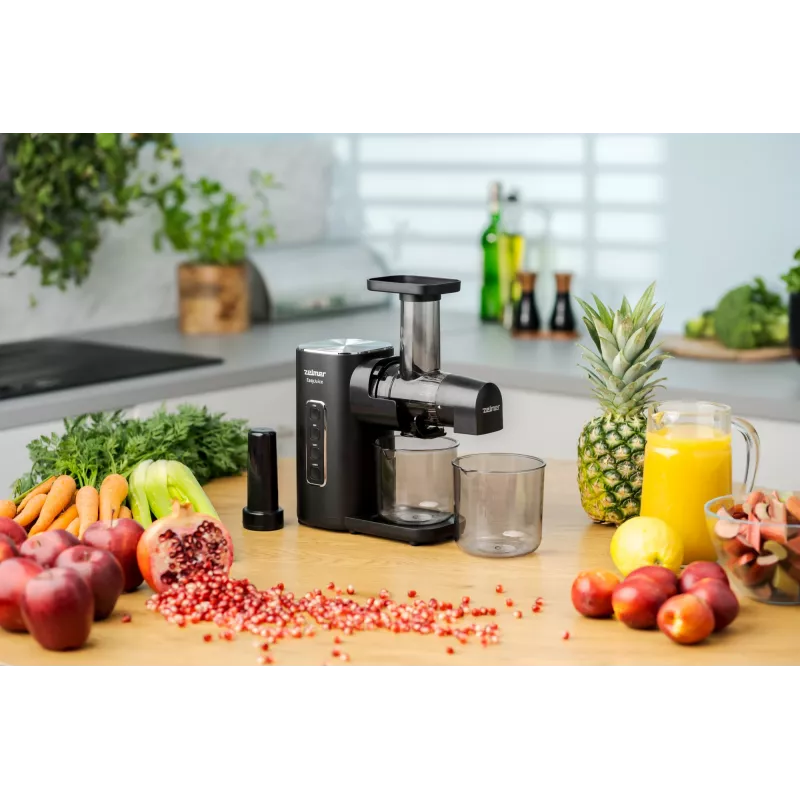 Sulu spiede ZELMER ZJP3900 EasyJuice 700W 1.5L centrbēdzes sulu spiede ar 700 W motoru un 1,5 l mīkstuma tvertni