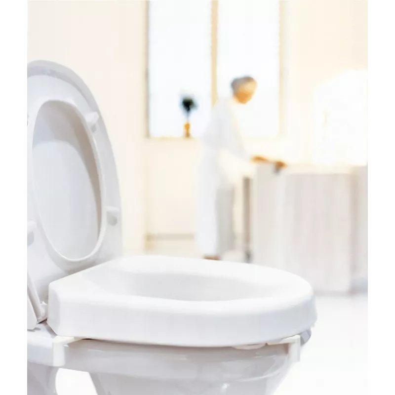 Etac Hi-Loo paaugstināts tualetes sēdeklis ar vāku, 10 cm
