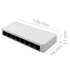 Tīkla komutators QOLTEC 52246 — 8 x RJ45 porti, 100 Mbps