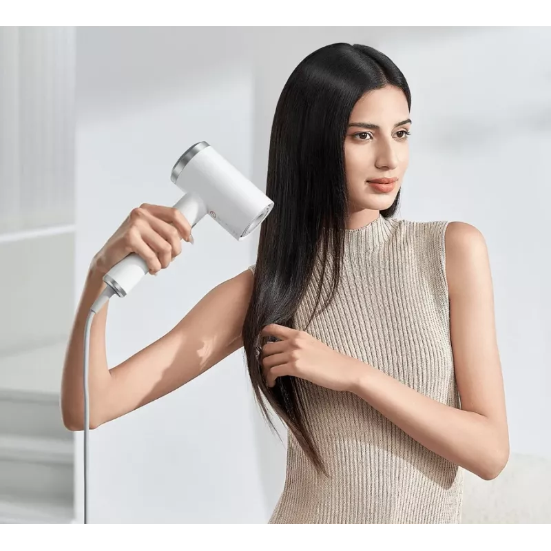 Matu žāvētājs Xiaomi GSHGL01LX 1600 W, 110000 RPM motors, 62 m/s gaisa ātrums, sudraba/baltā krāsā, 1,7 m vads