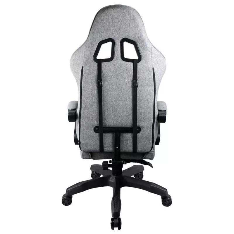 Spēļu krēsls SUBSONIC SA5685-2 — pelēks, ergonomisks dizains, regulējams augstums