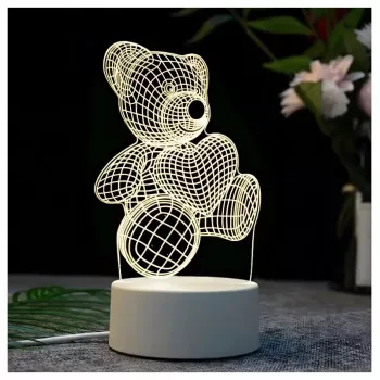 Naktslampa Extralink HOME 3D sirds optiskās ilūzijas naktslampa USB