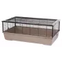 Grauzēju būris INTER ZOO Bernie mokka 100 x 54 x 39 cm metāla, mokka krāsā