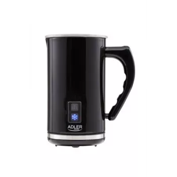 Automātiskais piena putotājs/sildītājs Adler AD 4478 — nerūsējošā tērauda bļoda, 240 ml tilpums, 500 W, karsts un auksts